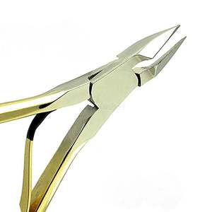 Cortacutículas Profesional Chapado en Oro, Cortador de Uñas de Acero Inoxidable de Alta Gama, Herramienta de Manicura de Lujo - Product Image 3