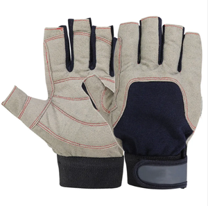 High Performance <b>Sailing</b> <b>Gloves</b> with Durable Synthetic Leather Palm Shock Absorption Breathable Stretch Fabric Adjustable Fit - Product Image 3