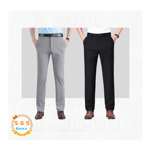 กางเกงสแปนเด็กซ์น้ำหนักเบาสำหรับผู้ชาย เหมาะสำหรับโอกาสทางการ - Product Image 1