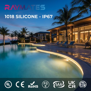 Raymatse แถบไฟนีออน LED กันน้ำสำหรับ IP67 LED 1018แถบไฟซิลิโคนเปล่งแสงในแนวนอน - Product Image 4