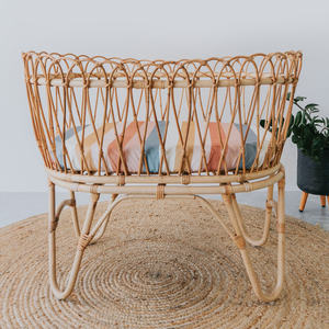 Cunas artesanales para bebés, cunas para niños pequeños al por mayor, cunas ecológicas de ratán. - Product Image 3