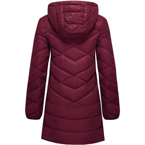 High Quality Long Length Women's Winter Quilted Puffer <b>Jacket</b> Breathable WHOLESALE PRICE - Product Image 3