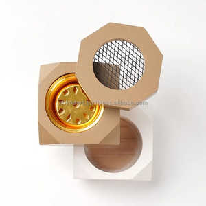 เตาเมบคาร่าอีพอกซีทำด้วยมือไม้หรูหราสำหรับใส่ถ่านและน้ำมันหอมระเหยพร้อมดีไซน์ดาวโป๊ยกั๊ก - Product Image 3