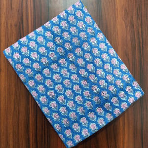 ผ้าควิลท์ผ้าฝ้ายแท้ 100% ขายเป็นหลา เป็นมิตรกับสิ่งแวดล้อม แห้งเร็ว พิมพ์ลายด้วยมือ สไตล์โบฮีเมียน สำหรับเสื้อผ้าสตรี ผ้าคลุม และกระเป๋า - Product Image 2