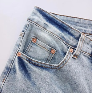 <b>Mens</b> Mid Rise Denim Jeans Comfortable <b>Stretch</b> Pants for Daily Casual Fashion 12oz <b>mens</b> denim jeans mass production - Product Image 6
