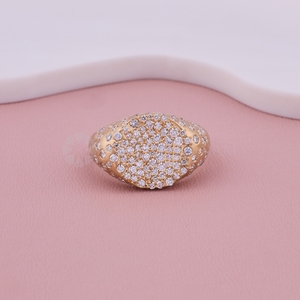 Bague de créateur élégante 2,0 ct ronde en diamant cultivé en laboratoire en or massif 10K 14K 18K anniversaire de mariage proposer un cadeau pour elle - Product Image 1