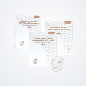 Masque facial fonctionnel coréen K-Beauty Pyuribaio Brightening Baioselrulrooseu 5EA Fabriqué en Corée 22g x 5 - Product Image 4