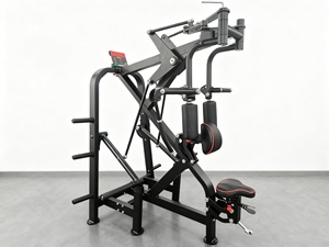 Macchina per esercizi muscolari di <span class=keywords><strong>schiena</strong></span> e braccia con carico a piastre, da seduti, Super Peck Back Trainer, Back Row Machine, per <span class=keywords><strong>palestra</strong></span>, della Fabbrica Dezhou - Product Image 1