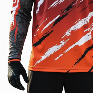 Maillot de moto d'hiver personnalisé, durable, imprimé, respirant, à séchage rapide, % polyester, pour motocross et VTT - Product Image 5