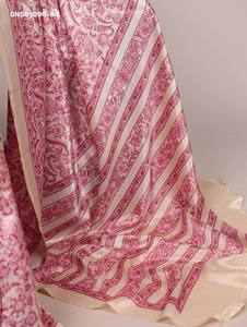 Beautiful Latest Collection Tussar Silk with Printed Design <b>Saree</b>-<b>Blouse</b> Collection Woman Fashion Exporter Worldwide Supplier - Product Image 5