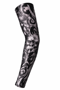 Manchons de compression unisexes à imprimé tatouage, protection anti-UV, pour cyclisme, course à pied, fitness en extérieur - Product Image 2
