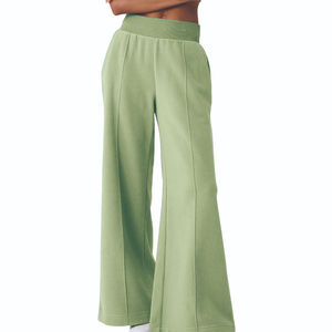Nouveau design 2026 – Pantalon évasé grande taille pour femme enceinte, contrôle du ventre, legging de yoga, pantalon de maternité à taille élastique - Product Image 1