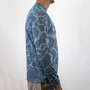 Camisa de Pesca de Manga Larga para Hombre, 100% Poliéster, Impermeable, Cortavientos, de Secado Rápido, Ligera, con Estampado Personalizado por Sublimación - Product Image 2