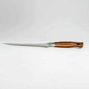 Couteau à filet de poisson long en acier inoxydable avec lame flexible, poignée ergonomique et corps léger pour la préparation des fruits de mer - Product Image 2