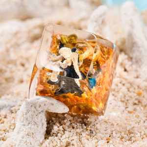 Keycaps Artisanat Forêt Mystique, Keycaps Artisanat Personnalisé, Keycaps Anime Mignons, Keycaps Verts, Ensemble de Keycaps, Keycaps en Bois - Product Image 4