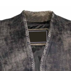 <b>Men's</b> Genuine Leather Motorcycle <b>Jacket</b> Casual Canvas Vest Outer Wear for Winter Bikers Plus Size Waterproof Anti-Pilling Quick - Product Image 6
