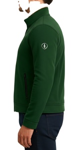 Custom OEM Men’s Anti-Wrinkle <b>Suede</b> <b>Jacket</b> Faux <b>Suede</b> Bomber Coat Casual Slim-Fit Zipper <b>Jacket</b> with Stand Collar - Product Image 2