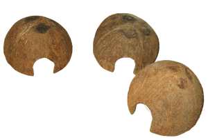 Abri en demi-coquille de noix de coco, lieu de cachette idéal pour les grenouilles, les lézards et les petits reptiles, 100% naturel, durable, utilisable en intérieur et en extérieur - Product Image 3