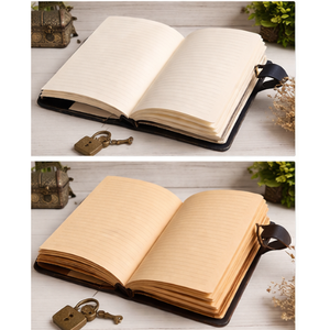 Hardcover Handmade <b>Leather</b> Journal Tree of Life Lockable Door and Key A5 Guest Book Personalized Diary <b>Refillable</b> <b>Notebook</b> Gift - Product Image 5