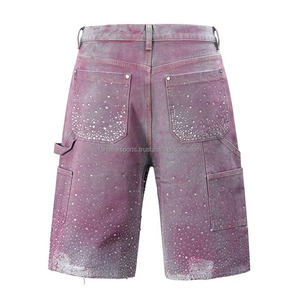 Shorts en jean délavé et vieilli fabriqués au Pakistan, tissu de qualité supérieure, service OEM, conception ODM, dernier design 2026 - Product Image 2