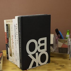 ที่กั้นหนังสือแบบหนาพิเศษกันลื่นสำหรับชั้นวางหนังสือ โต๊ะเรียน ตกแต่งบ้านและสำนักงาน - Product Image 6