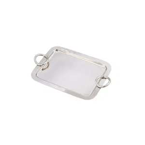 Bandeja de Metal Hecha a Mano para Servir Frutas, para la Encimera de la Cocina, Mesa de Comedor, Buffet de Restaurante y Presentación Elegante en el Hogar, Artesanal de Lujo - Product Image 3