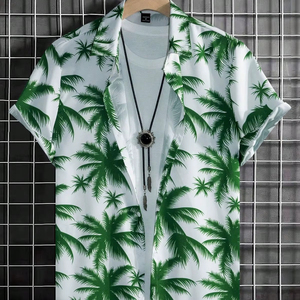 Camisa Casual de Verano para Hombre, 200 Gramos, Transpirable, Anti-Pilling, Tela Satinada, Manga Corta - Product Image 3