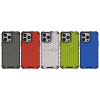Nid d'abeille 10 maison argent autocollant haute Transparent antichoc coque de téléphone clair protecteur Airbag marque couverture arrière pour iPhone X