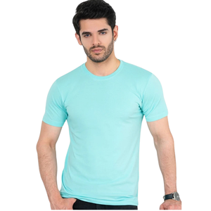T-shirt Homme Slim Fit Col Rond Manches Courtes Décontracté Personnalisé Vente en Gros Maillot Jersey Vêtement Quotidien Fabricant Fournisseur OEM Basique - Product Image 2