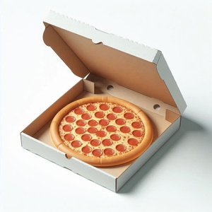 Cajas de pizza corrugadas personalizables para pizzas italianas auténticas, material reciclado, mejora tu imagen de marca para sushi - Product Image 3