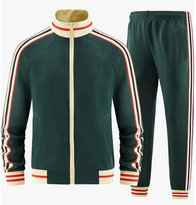Ensemble de survêtement 2 pièces à capuche pour homme, personnalisé, en polaire technique, séchage rapide, brodé, color block, style streetwear, automne-hiver, vente en gros - Product Image 5