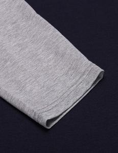 Men's Solid Short Sleeve for Shirt Knitted Casual <b>Navy</b> Gray Pocket Design ODM Customized Color & Fabric - Product Image 5