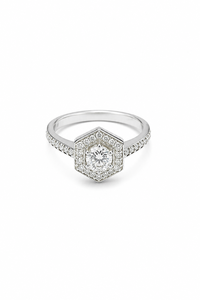 Anillo de Moissanita en Plata de Ley 92.5 KLSR-12002 - Product Image 2