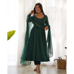 PURE SOFT FOX GEORGETTE LAHERIYA IMPRESIÓN 2017 - Product Image 1