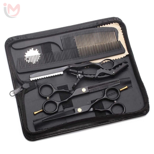 Kit de Barbier Professionnel en Acier Inoxydable de Haute Qualité et Durable avec Ciseaux et Lames, Outils Personnalisables pour Salon de Coiffure – Vente en Gros - Product Image 3