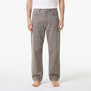 Pantalon en jean décontracté pour jeunes garçons, coupe ample, taille mi-haute, avec poches latérales, style streetwear décontracté pour la mode de tous les jours - Product Image 1