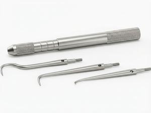 ชุดเครื่องมือผ่าตัด HR-934เพื่อสุขภาพ Optitech สแตนเลสสตีลแบบแมนนวลได้รับการรับรอง CE คลาสกำจัดมงกุฎสำหรับคลินิกโรงพยาบาล - Product Image 6
