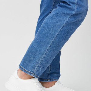 Pantalons en jean classiques pour hommes, coupe droite, jeans en denim pour hommes, tissu durable, pantalons décontractés - Product Image 6