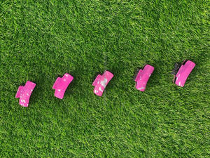 Nouvelle arrivée vente chaude Style véritable fait à la main métallique fourrure cuir pince à griffes personnalisé pince à cheveux accessoires en cuir pour les femmes - Product Image 3