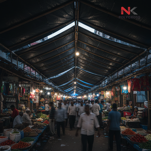 Lona extra gruesa para mercado callejero, resistente a la intemperie, con esquinas reforzadas, para uso comercial - Product Image 4