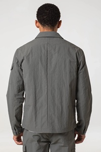 Chándal Unisex Cortavientos de Corte Ajustado, Chaqueta y Pantalones de Poliéster de Secado Rápido, Logotipo Personalizado, Atuendo de Primavera, Chándal Cortavientos para Hombre - Product Image 6
