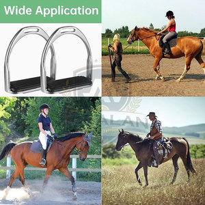 Soporte para Patas de Caballo, Acabado Liso, Diseño Ligero, Equipo de Equitación, Estribos para Montar a Caballo - Product Image 6