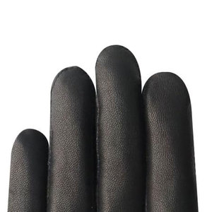 Gant de golf en cuir Cabretta de qualité supérieure avec motif éclaboussures de peinture noire, ajustement flexible, construction en similicuir durable - Product Image 4