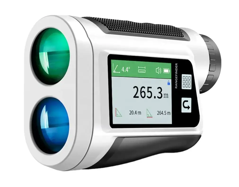 Lango 1000M 골프 장거리 측정기 빅 사이드 스크린이있는 레이저 거리 측정기가있는 헌트 단안 시계