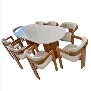 Juego de comedor, muebles comerciales, juego de muebles para comedor, silla y mesa, silla con cojín - Product Image 2