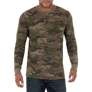 T-shirts pour hommes en coton décontracté à col montant en tissu sergé, logo personnalisé ODM, marque privée - Product Image 4