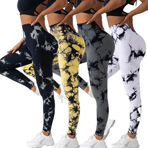 Leggings Deportivos para Mujer con Diseño Personalizado y Lavado Ácido, Proveedor de Ropa Deportiva, Leggings de Compresión Deportivos para Mujer con Lavado Ácido Premium - Product Image 5
