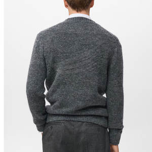 Wholesale Price 100% Cotton Breathable <b>Cardigan</b> <b>Sweater</b> Classic Style Front Logo Customizable - Product Image 4