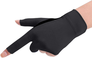 Top Quality Low Price Man Woman Three Finger Pool Billiard Snooker Gloves Breathable <b>Cue</b> <b>Stick</b> Gloves - Product Image 4