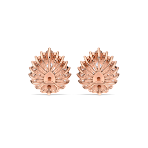 IGI Certified Lab Grown Diamond Pear Cut Double Halo Stud <b>Earrings</b> 14K Yellow / White / Rose Gold Teardrop Diamond <b>Earrings</b> - Product Image 3